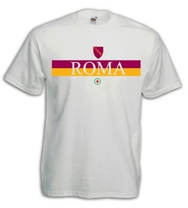 T-Shirt Supporters J221 Roma Giallorossa SPQR Calcio Turismo Italia - Foto 1 di 1