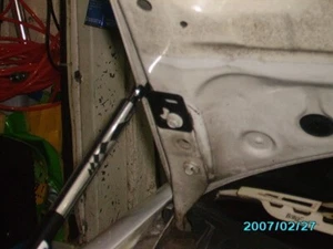 P2M for Acura Integra 1990-93 DB1 DB2 Black Series Engine Hood Damper - Picture 1 of 6