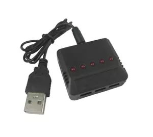 Hubsan X4 Plus H107P Charge 5 in 1 Lipo Battery Charger USB Interface for - Picture 1 of 1