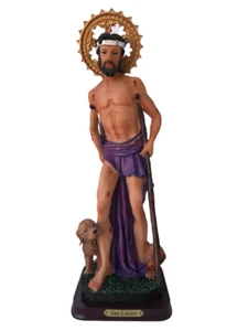 San Lazaro De Betania 13" Patrono De Pobres & Enfermos Saint Lazarus Of Bathany - Picture 1 of 4