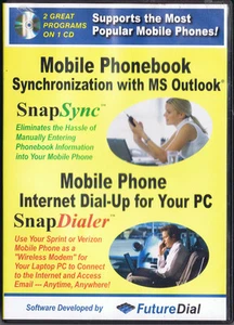 FutureDial SnapSync and SnapDialer Software w/Serial Numbers v. 1.16 (PC, 2003) - Picture 1 of 4