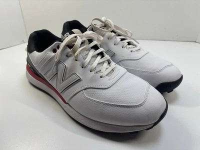 Golf New Balance 574 Greens V2 sin clavos para hombre talla 11,5 blanco negro |MG574WK| Foto 1 de 4