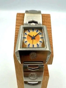 M.G. Morris Garages A05 Men's Wristwatch Silver Analog Quartz Vintage Japan - Picture 1 of 12