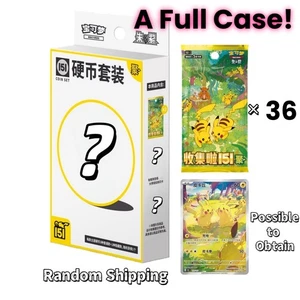 Random Pokemon S-Chinese Collect 151 Gather Booster Coin Selaed Case IN STOCK - Picture 1 of 7