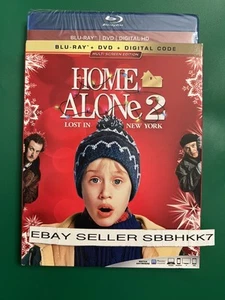 Home Alone 2: Lost in New York Blu-ray + DVD + Digital & SLIPCOVER New Free Ship - Imagen 1 de 1