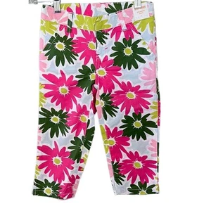 NEW Gymboree Floral Carpi Adjustable Waist Girl’s Size 6 Bright Colorful Cheery - Picture 1 of 6