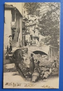1907 Stresa (lago Maggiore - Verbania) - lavandaie - costumi popolari - Imagen 1 de 2