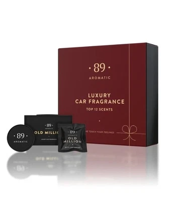 Aromatic 89 Car Air Freshener Vent Clip Set 12pcs Christmas Collection (Red Box) - Image 1 of 4