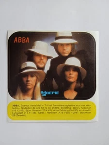 ROCK MUSIK AUFKLEBER EINLAGE JOEPIE 70ER JAHRE ABBA - Bild 1 von 2