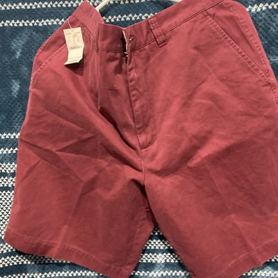 Pantalones Cortos Hombre Estructura Caqui Granate Talla 34 Cintura Foto 1 de 3