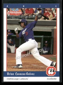 Chattanooga Lookouts 2011 Brian Cavazos Galvez radiocontrol novato ligas menores Dodgers - Imagen 1 de 2