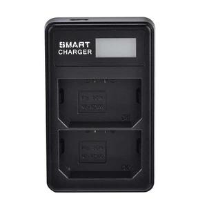 Camera Battery Dual Charger With Usb Cable For Np- Fz100 Batteries Acce HLF - Photo 1 sur 8