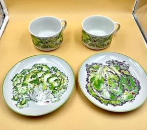 Laurie Taste Seller von Sigma 2 Suppenschüsseln/Tassen & 2 Salatteller Hergestellt in Japan - Bild 1 von 10