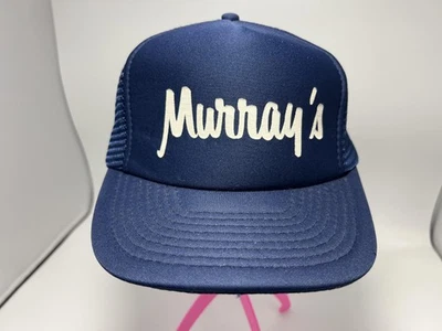 Vintage Murray's Hat Cap Snap Back Blue Mesh Trucker Promo Rare 80s - Image 1 of 4