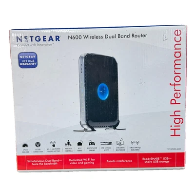 Netgear N600 Wireless Dual Band High Performance Router *Open Box - Image 1 of 4