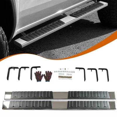 6" Running Boards For Chevy Colorado/GMC Canyon 15-25 Crew Cab ABS Side Bars SUM - Image 1 of 4