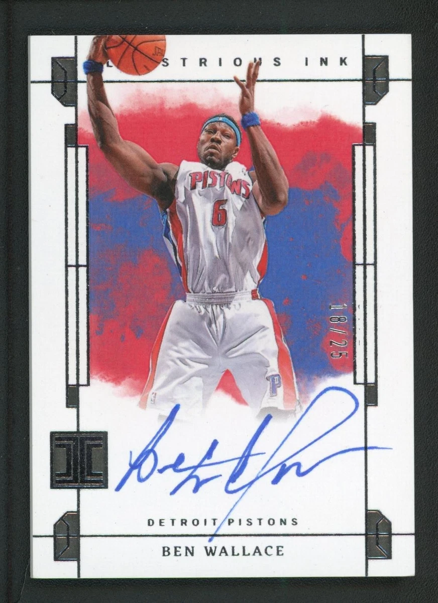 Ben Wallace Basketball Autographed Sports Trading Cards