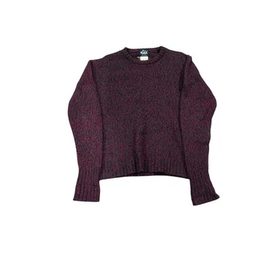Woolrich EST. 1830 Wool Blend Crewneck Sweater Burgundy Green - Image 1 of 4