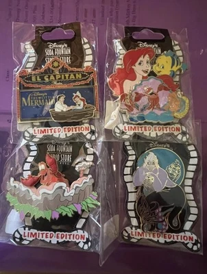 Disney Dsf DSSH Ariel Little Mermaid Pin Set - Image 1 of 4