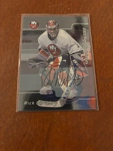 02 ITG Sig Series Rick DiPietro autograph 1st Signature Card New York Islanders - Picture 1 of 2