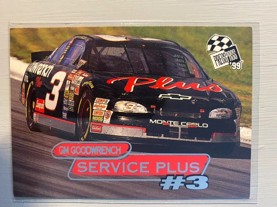 Dale Earnhardt "Service Plus" #35 - 1999 RCI Press Pass NASCAR Cards - Image 1 of 2