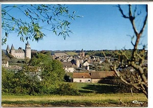 CP 87 Haute-Vienne - Coussac-Bonneval - Le Château et vue générale b - Picture 1 of 2