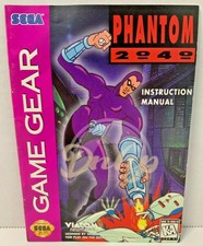 Sega Game Gear PHANTOM 2040 Viacom Instruction Manual 1995 Made USA Vintage