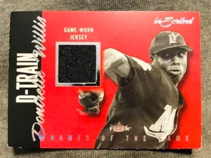 2004 Fleer Inscribed Dontrelle Willis Names Of The Game Used Jersey Silver Rare - Picture 1 of 2