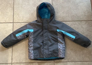 Cherokee Gray/blue 2 For 1 Fall, Winter, Spring Jacket Boy's Size 5. EUC - Picture 1 of 16