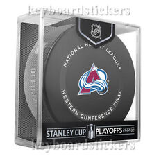 2022 Stanley Cup Colorado Avalanche Western Conference Final Game Puck w/Cube