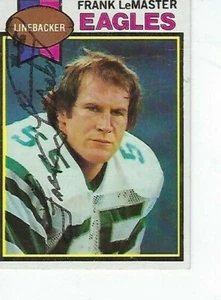 FRANK LEMASTER FIRMADO 1979 TOPPS #496 - ÁGUILAS DE FILADELFIA - Imagen 1 de 1