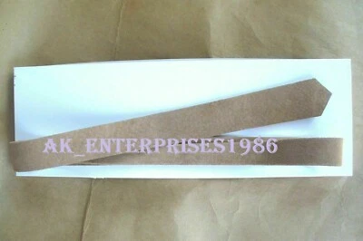 CLÁSICA CORBATA DE CUELLO 100% PIEL DE CORDERO REAL COLECCIÓN DE DISEÑADOR HECHA A MANO PARA HOMBRE Foto 1 de 4