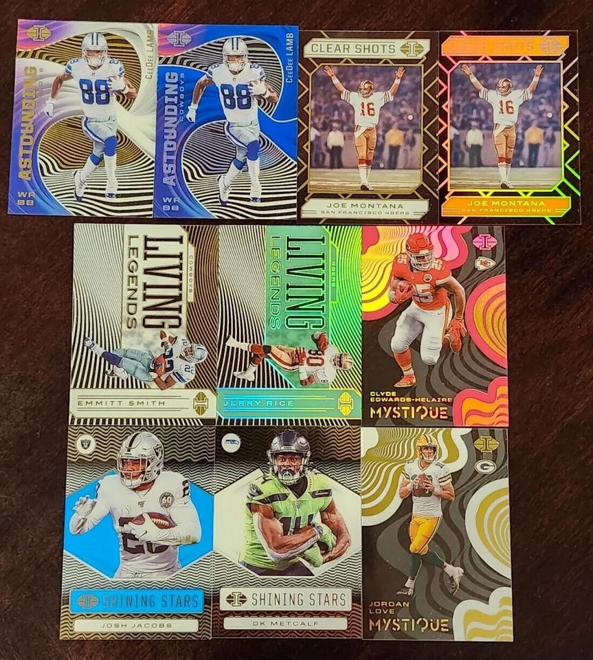 2020 Panini Illusions Football INSERTS with Color Parallels You Pick the Card - Image 1 of 1