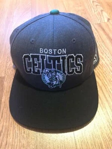 Boston Celtics NBA Mitchell & Ness Mens Snapback Hat Cap, Adjustable Snap Back - Picture 1 of 3