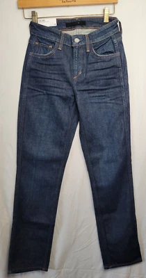 Pantalones de mezclilla para mujer Lara tiro medio cigarrillo tobillo recto azul Joe's nuevos con etiquetas $199 talla 23 Foto 1 de 4