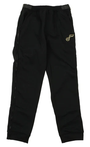Zipway NBA Men's Utah Jazz Gold Accent Tear Away Track Pants, Black Cover