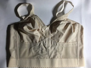 44C Vintage CROWN-ETTE Wirefree Long Line Over-the-Top Women's CD Bra Top - Picture 1 of 10