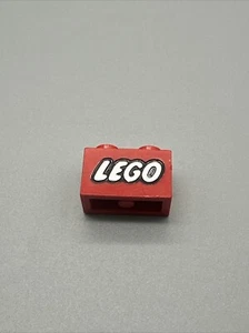 Lego Legoland rot 1x2 Stein Lego Logo geschlossen O Style 3004pb007 - Bild 1 von 6