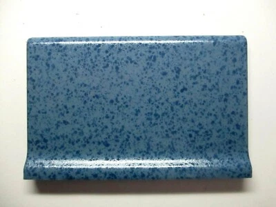 1 Azulejo Mannington EE. UU. 6" Moteado Crst Azul Marino Nariz de Toro Base Pared de Cerámica Foto 1 de 4