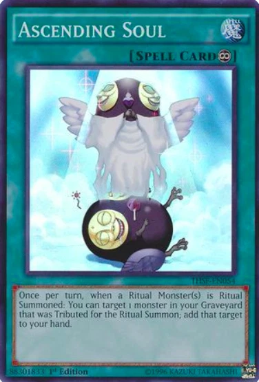 1X NM Ascending Soul - THSF-EN054 - Super Rare 1st Edition The Secret Forces  - Image 1 of 1