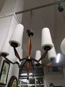 STILNOVO DESIGN SVEDESE ANNI 70 6 LUCI - Foto 1 di 4