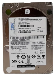 IBM ST1200MM0007 10K 1.2TB 2.5" SAS Hard Drive Price Inc VAT - Afbeelding 1 van 2
