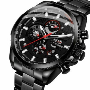 Male Mechanical Stainless Steel Automatic Luxury Date Wrist Watch Classic Boy - Picture 1 of 20