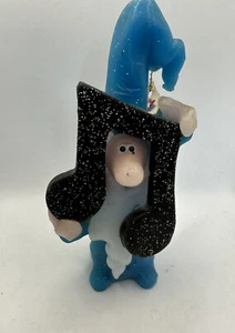 Vela vintage Northern Lights 7" notas musicales Wee Wizard. - Imagen 1 de 12