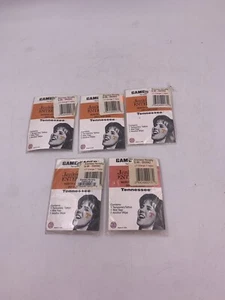 Lote de 5 Caras de Juego Tatuajes Temporales UNIVERSIDAD DE TENNESSEE POWER T - Imagen 1 de 8