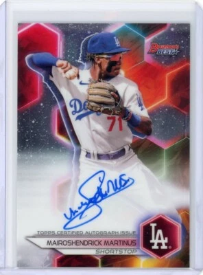 2023 Topps Bowman's Best Mairoshendrick Martinus #B23-MM Best Of 2023 Auto - Image 1 of 2
