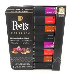 Peet's Coffee Nespresso Compatible Aluminum Capsules, 80-coun - Picture 1 of 14