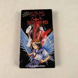 Sins of the Sisters VHS Anime Rare English Dub Horror Good Condition - Picture 1 of 7