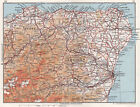 GRAMPIAN. Abderdeenshire Banff Moray Elgin. Vintage map plan. Scotland 1967