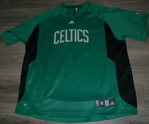 Big Mens ADIDAS BOSTON CELTICS STITCHED SHOOTING SHIRT 2XL NWOT $150 - Picture 1 of 9
